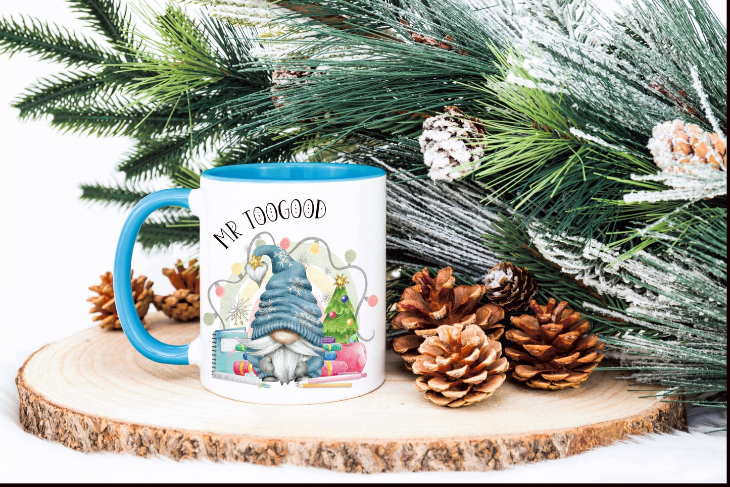 Teacher Gift, Personalised Teacher Gonk Mug, Teaching Assistant Gift, Gnome Mug Set Gift For Her, Male Teacher Gift, Secret Santa Teacher