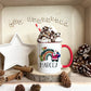 Personalised Christmas Hot Chocolate Mug, Father Christmas Chimney Rainbow Design, Personalised Kids Christmas Mug, Christmas Eve Box Gift