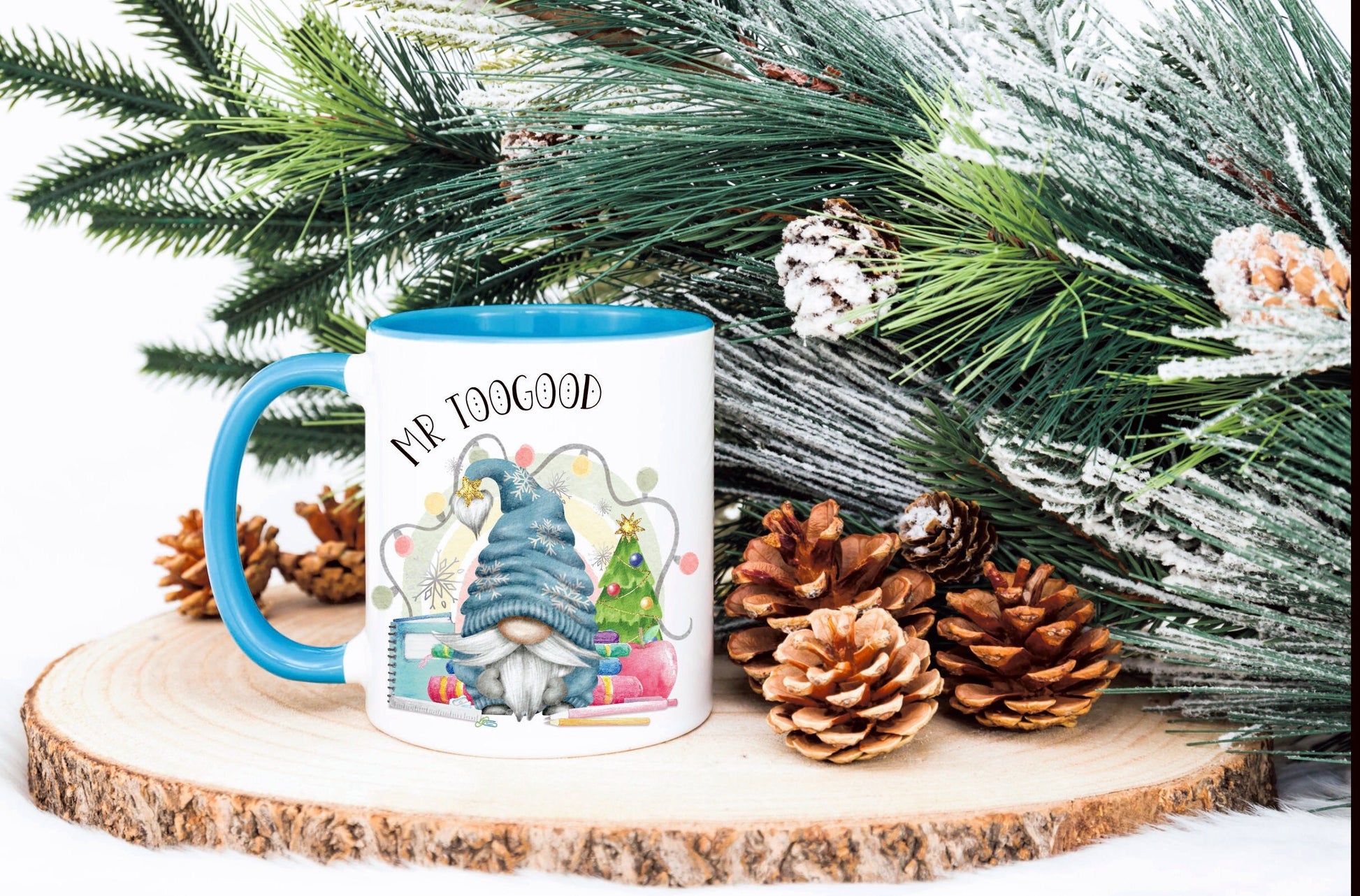 Teacher Gift, Personalised Teacher Gonk Mug, Teaching Assistant Gift, Gnome Mug Set Gift For Her, Male Teacher Gift, Secret Santa Teacher