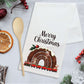Christmas Pudding T-Towel, Merry Christmas T-towel, Christmas Tea Towel