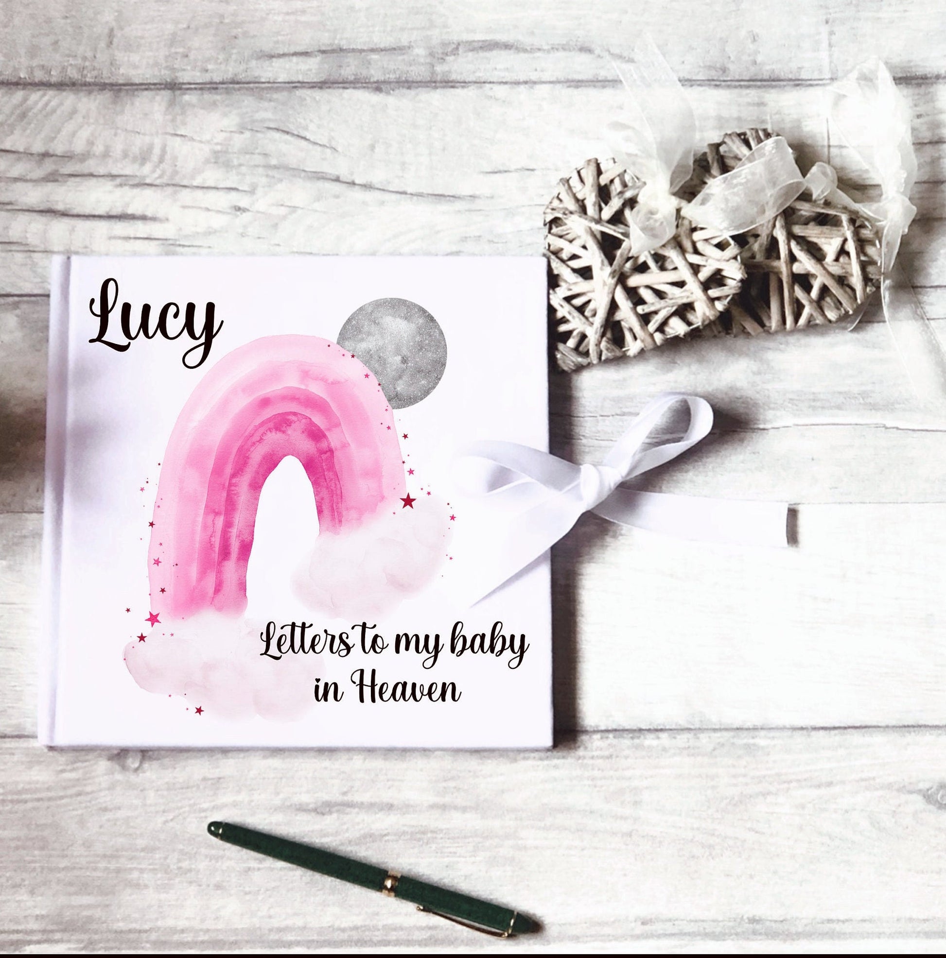 Heavenly Baby Memory Book, Letters To My Baby In Heaven Journal, Letters To Heaven Notebook, Baby Loss Memory Gift, Baby Memory Journal