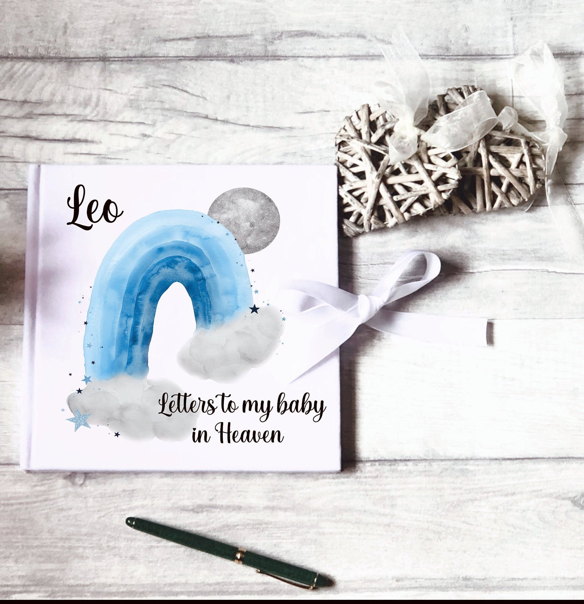 Heavenly Baby Memory Book, Letters To My Baby In Heaven Journal, Letters To Heaven Notebook, Baby Loss Memory Gift, Baby Memory Journal