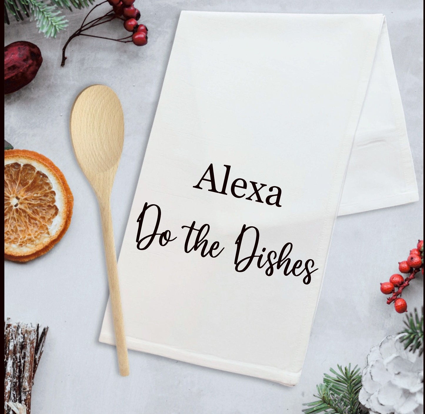 Funny Alexa Tea Towels, Tea Towels, Funny Tea Towels, Alexa Quote, Alexa, Fun Alexa, Kitchen Gift