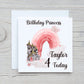 Personalised Princess Birthday Card, Princess Birthday Card, Prince Birthday Card, Personalised Birthday Card