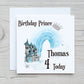 Personalised Princess Birthday Card, Princess Birthday Card, Prince Birthday Card, Personalised Birthday Card