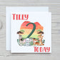 Kids Personalised Jungle Birthday Card, Kids Jungle Birthday Card, Children's Personalised Jungle Birthday Card
