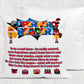 Super Hero Book Cushion, Personalised Superhero Book Cushion, Super Hero Pillow Cover & Insert