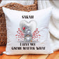 Gnome Valentine Cushion Gift, Personalised Gnome Cushion, Gift For Him, Gift For Her, St Dwynwen's Day Gift, Personalised Gonk Cushion Gift