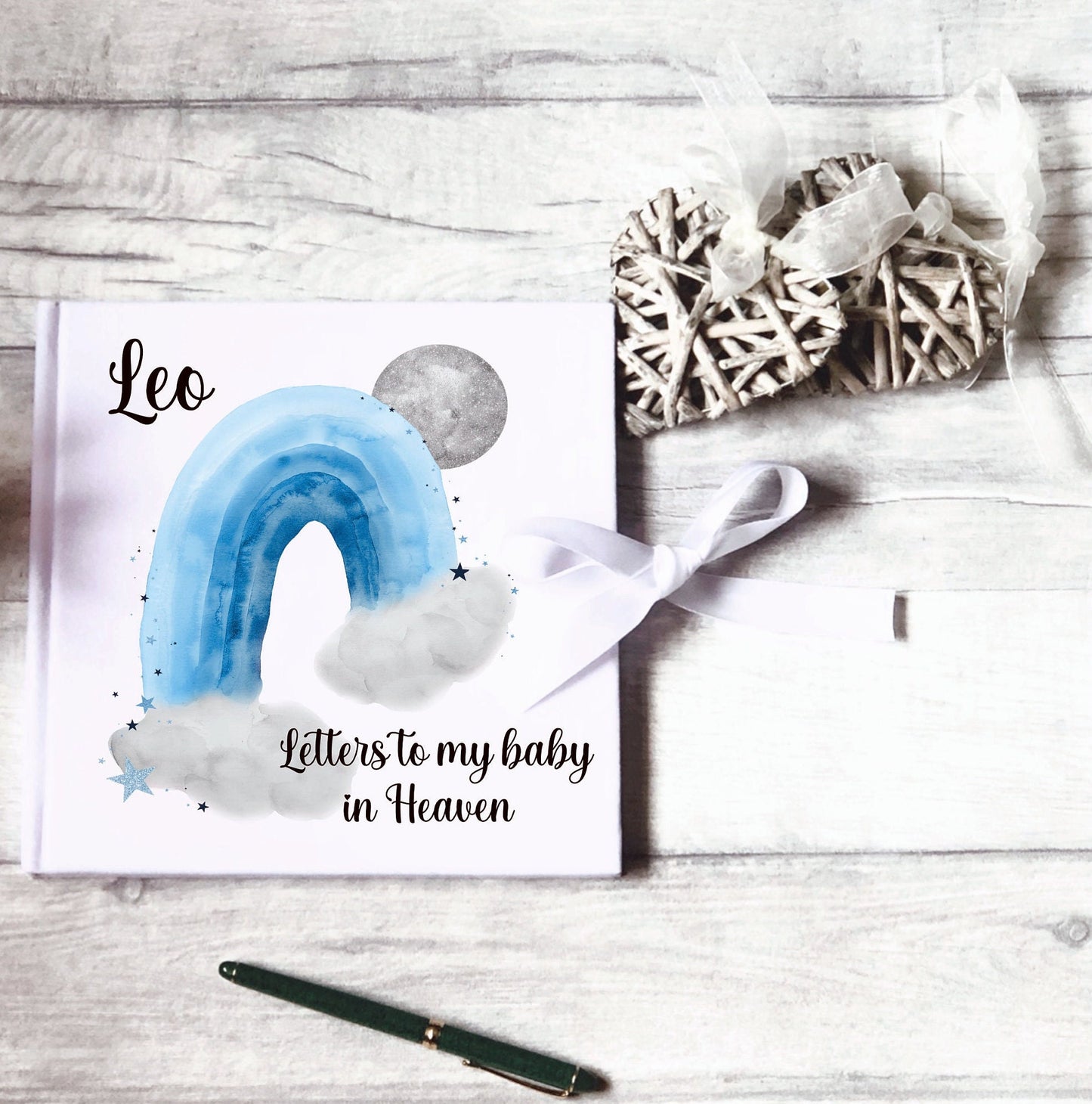 Heavenly Baby Memory Book, Letters To My Baby In Heaven Journal, Letters To Heaven Notebook, Baby Loss Memory Gift, Baby Memory Journal