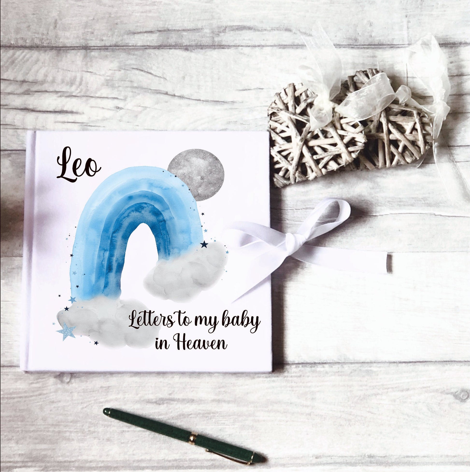 Heavenly Baby Memory Book, Letters To My Baby In Heaven Journal, Letters To Heaven Notebook, Baby Loss Memory Gift, Baby Memory Journal