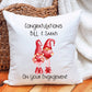 Engagement Cushion Gift, Personalised Engagement Cushion Gift, Couple Engagement Gift