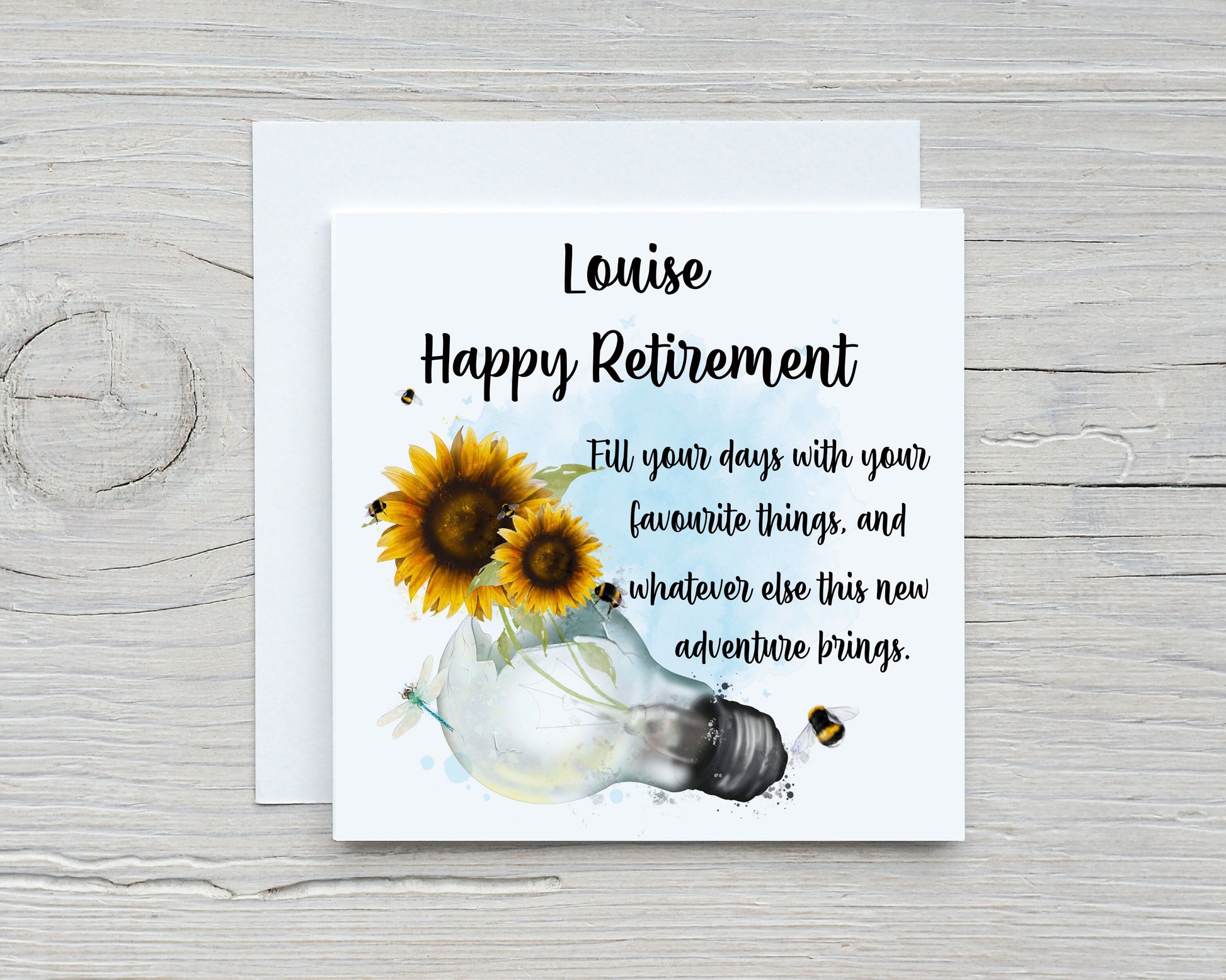 Personalised Retirement Card, Retirement Gift Set, Retirement Gift For Her, Retirement Card For Colleague, Leaving Card