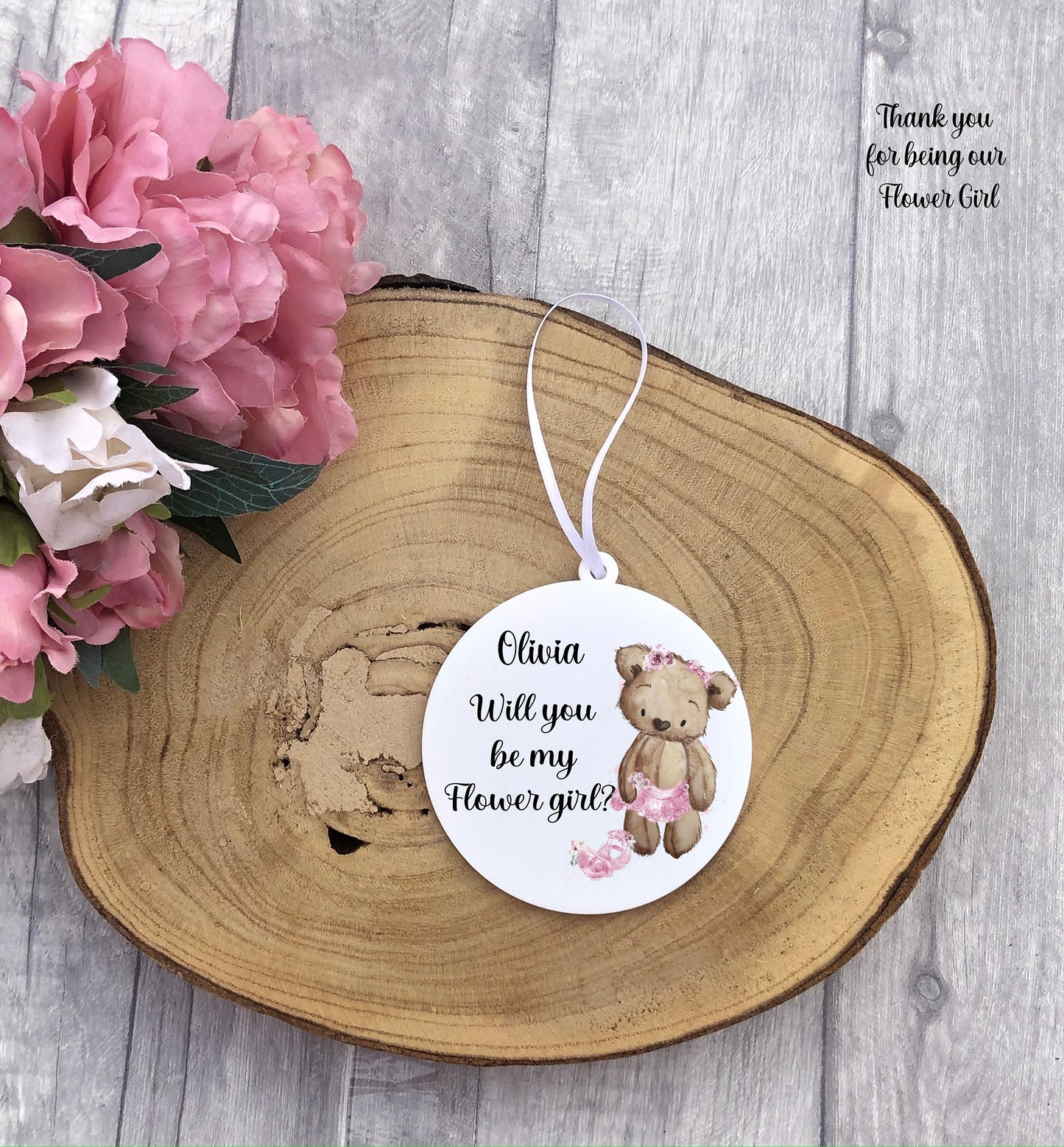 Flower Girl Proposal Gift, Page Boy Proposal Gift, Personalised Flower Girl Wedding Proposal