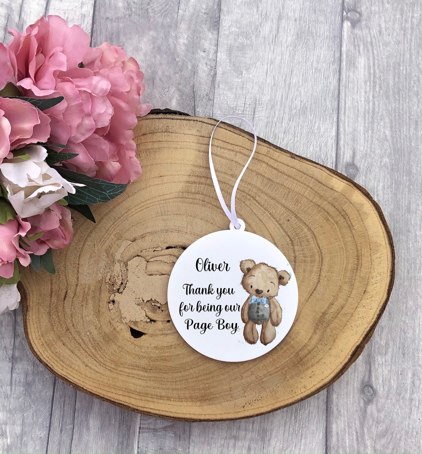 Flower Girl Thank You Gift, Page Boy Thank You Gift, Personalised Flower Girl Wedding Thank You Gift