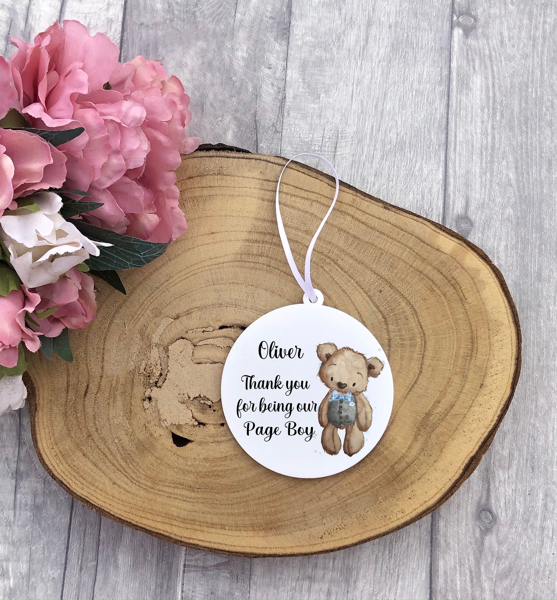 Flower Girl Thank You Gift, Page Boy Thank You Gift, Personalised Flower Girl Wedding Thank You Gift