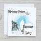 Personalised Princess Birthday Card, Princess Birthday Card, Prince Birthday Card, Personalised Birthday Card
