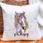 Personalised Horse Cushion Gift, Personalised Horse Cushion Gift, Friend Gift