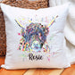 Personalised Highland Cow tote Bag, Personalised Highland Cow Cushion, Personalised Highland Cow Gift, Friend Gift, Highland Cow Mug