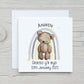 Carden Cymraeg, New Baby, Welsh New Baby Card, Croeso y'r byd, Congratulations New Baby Gift, Cerdyn personol Baban Newydd