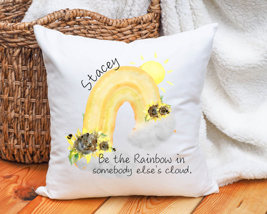 Positivity Gift, Pick Me Up Gift, Gift For Her, Friend Gift, Gift For Mum, Birthday Gift, Bee Rainbow Sunflower Design