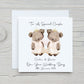 Personalised Lesbian Wedding Day Card, LGBQT Personalised Wedding Card, Wedding Day Bride & Bride Card