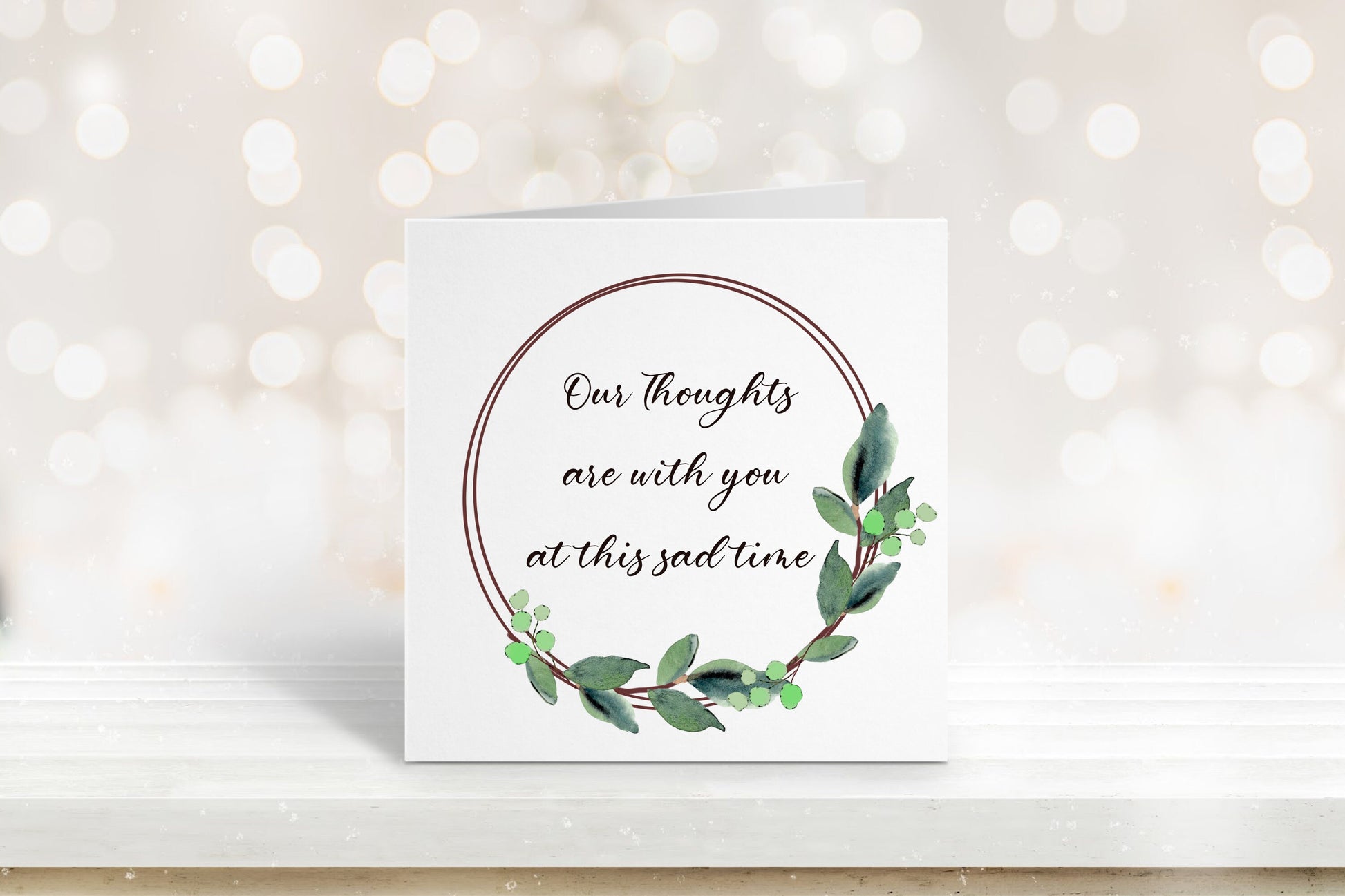 Sympathy Card, In Loving Memory Card, Bereavement Card, Sorry For Your Loss