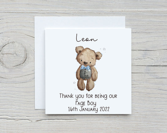 Page Boy Proposal, Flower Girl Thank You Card, Page Boy Card, Will You Be My Flower Girl?, Flower Girl Card, Page Boy Thank You Gift