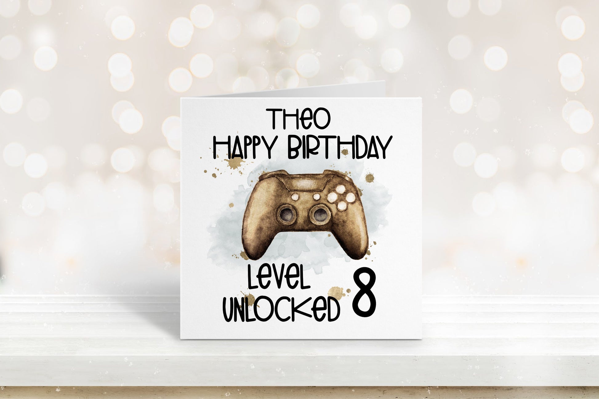 Gamer Birthday Card, Birthday Card For Gamers, Birthday Card Son, Birthday Card For Son, Any Age Card, Birthday Card For Him