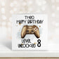 Gamer Birthday Card, Birthday Card For Gamers, Birthday Card Son, Birthday Card For Son, Any Age Card, Birthday Card For Him