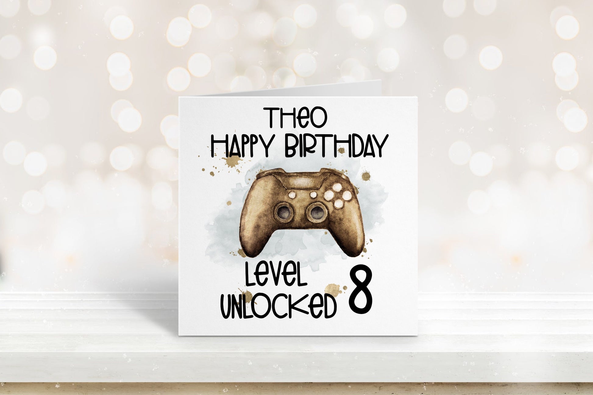 Gamer Birthday Card, Birthday Card For Gamers, Birthday Card Son, Birthday Card For Son, Any Age Card, Birthday Card For Him
