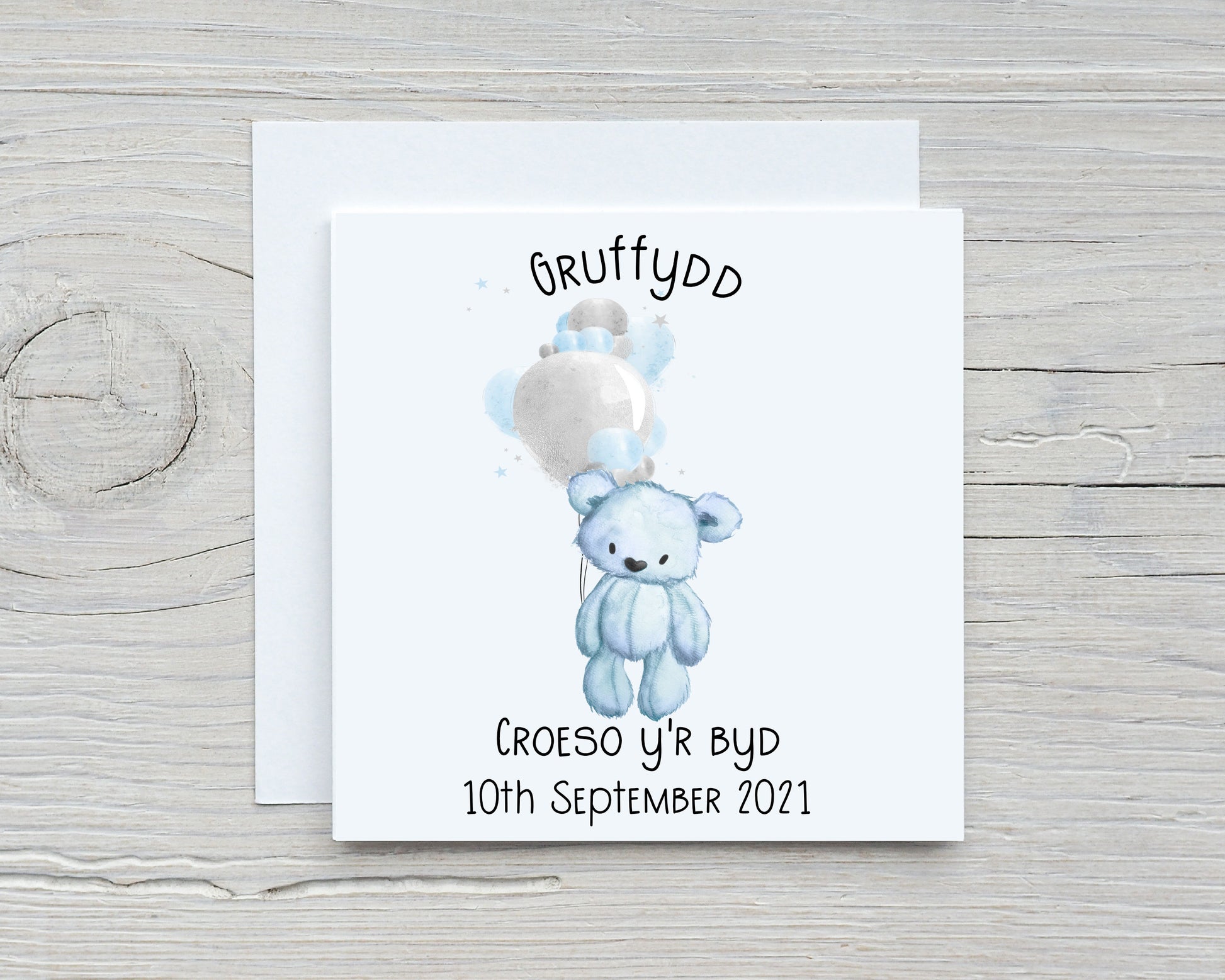 New Baby Card, Personalised New Baby Card, Congratulations New Baby Gift, Personalised New Baby Girl Card, New Baby Boy Card