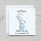 Personalised New Baby Card, Congratulations New Baby Gift, Personalised New Baby Girl Card, New Baby Boy Card