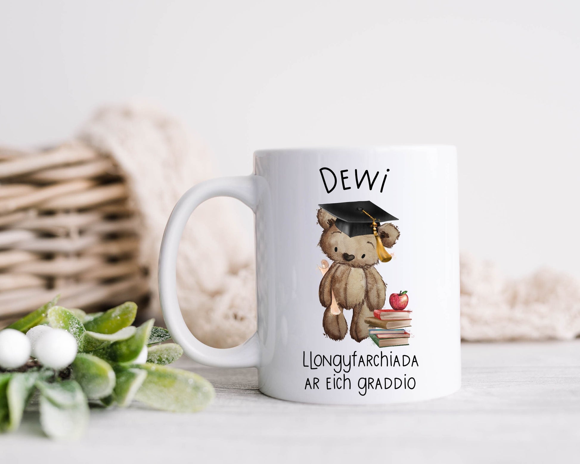 Welsh Graduation Gift, Graduation Mug, Personalised Welsh Graduation Mug