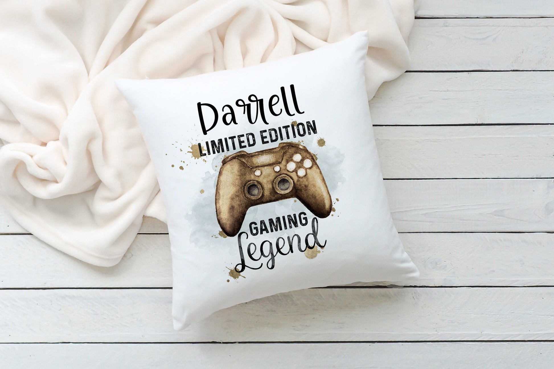 Gamer Cushion Gift, Cushion, Gamer Gift, Gift For Gamers, Gamer Cushion Gift For Him, Grandson Gifts From Grandma