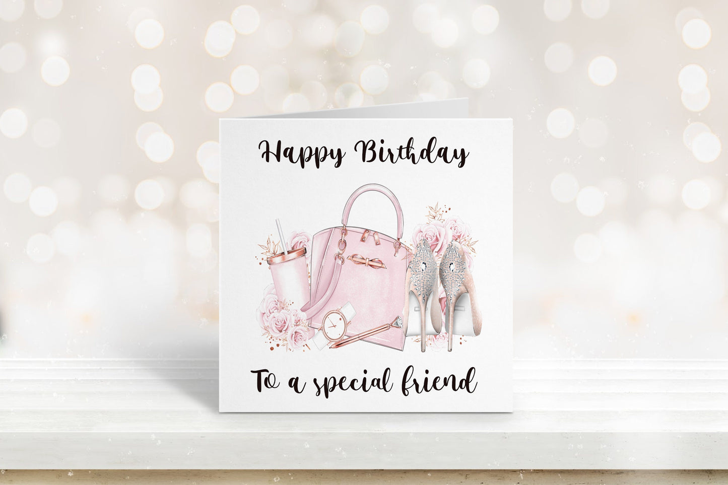 Special Friend Birthday Card, Personalised Birthday Card, Friend Birthday, Niece, Sister, Sister-in-law, Daughter Birthday Card, Any Age