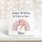 Special Sister Birthday Card, Personalised Birthday Card, Friend Birthday, Niece, Sister, Sister-in-law, Daughter Birthday Card, Any Age