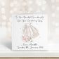 Granddaughter Christening Card, Personalised Christening Card, Christening Card For Girls, Christening Card Daughter