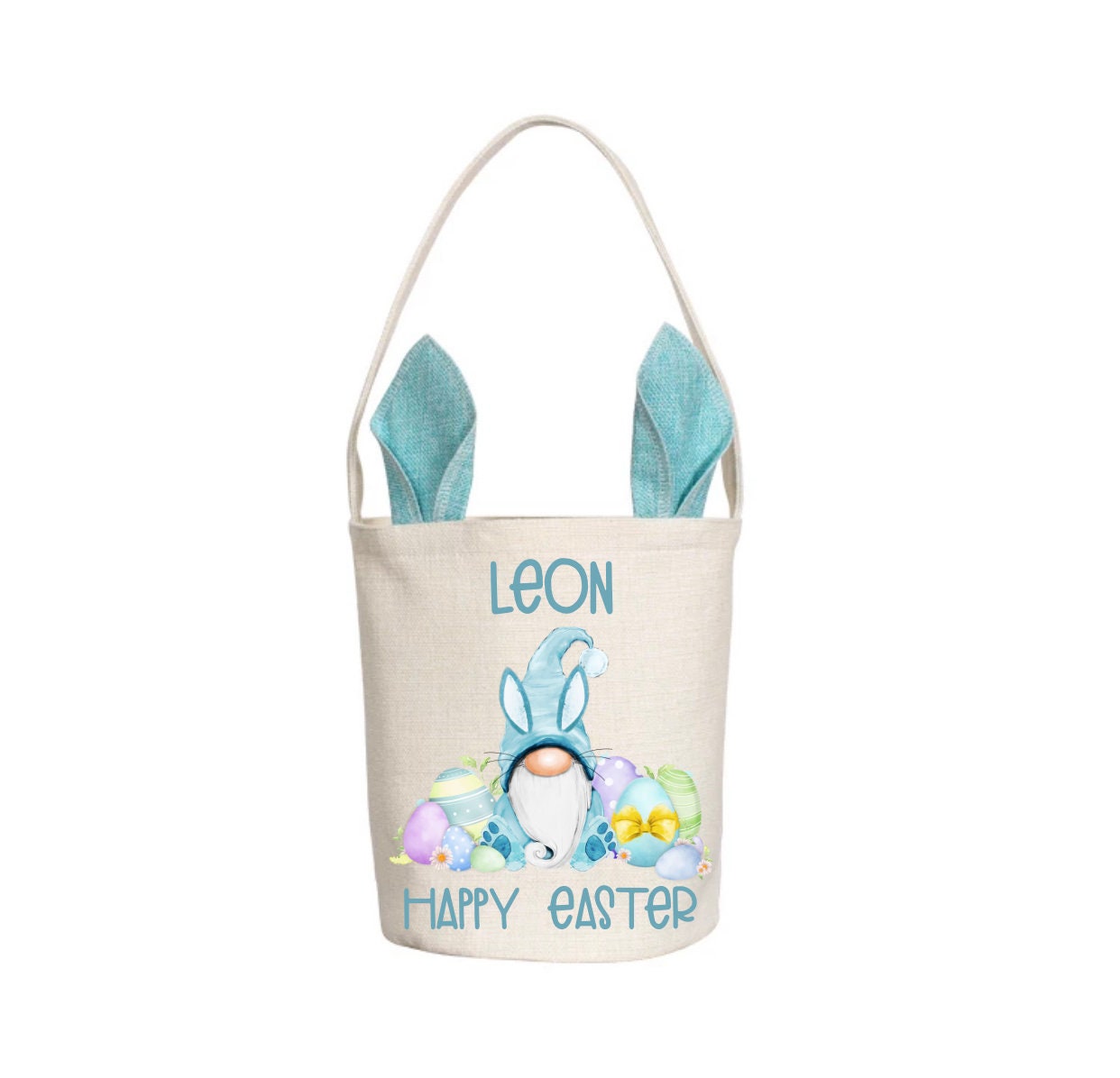 Easter Basket, Personalised Kids Easter Bag, Easter Bunny Bag
