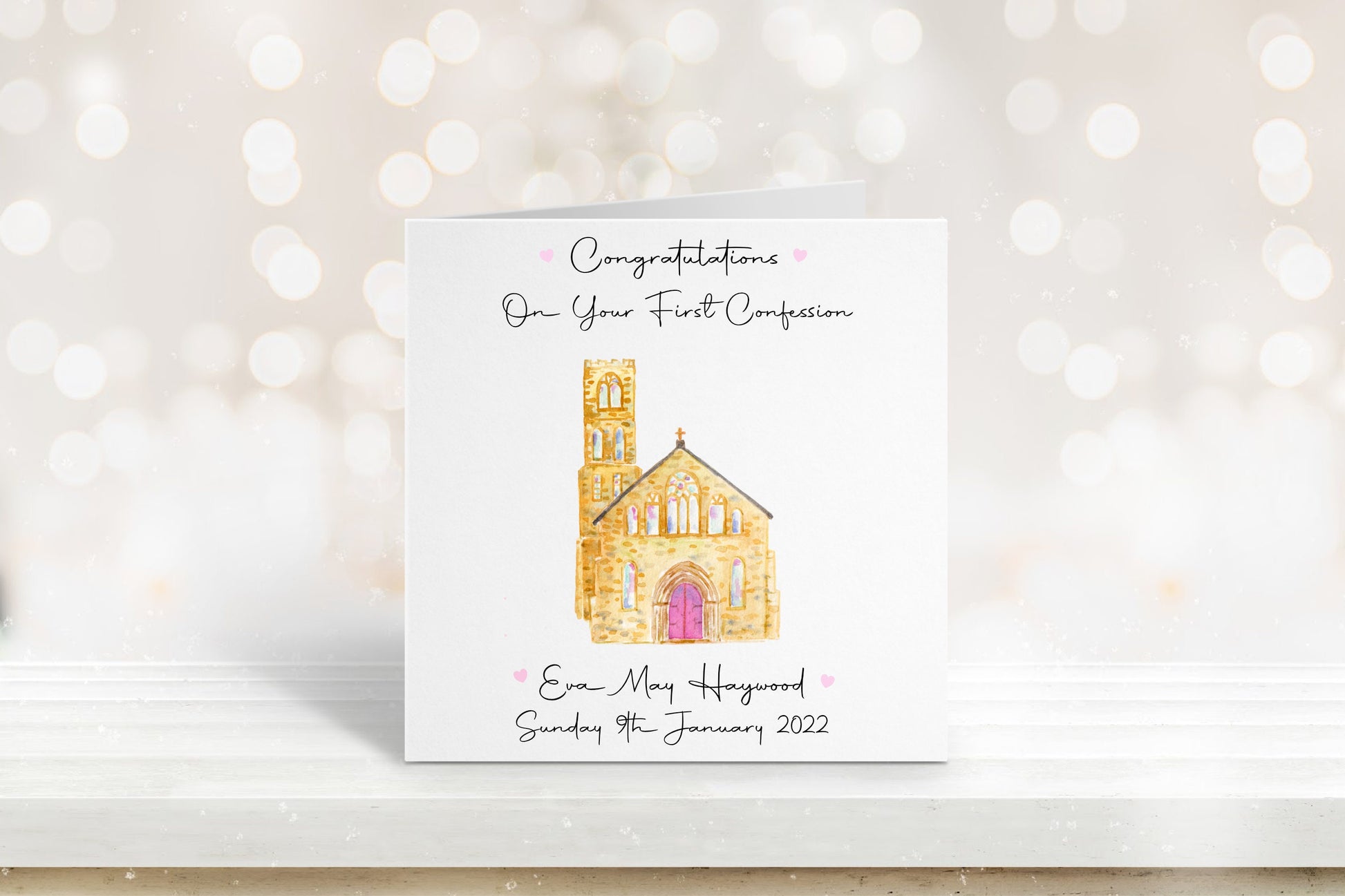 Confession Card, Personalised Confession Card For Boys, Confession Card For Girls, Confession Card For Grandson, Confession Card For Son