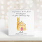 Personalised Christening Card For Son, Christening Card For Grandson, Christening Card Godson, Christening Card For Boys
