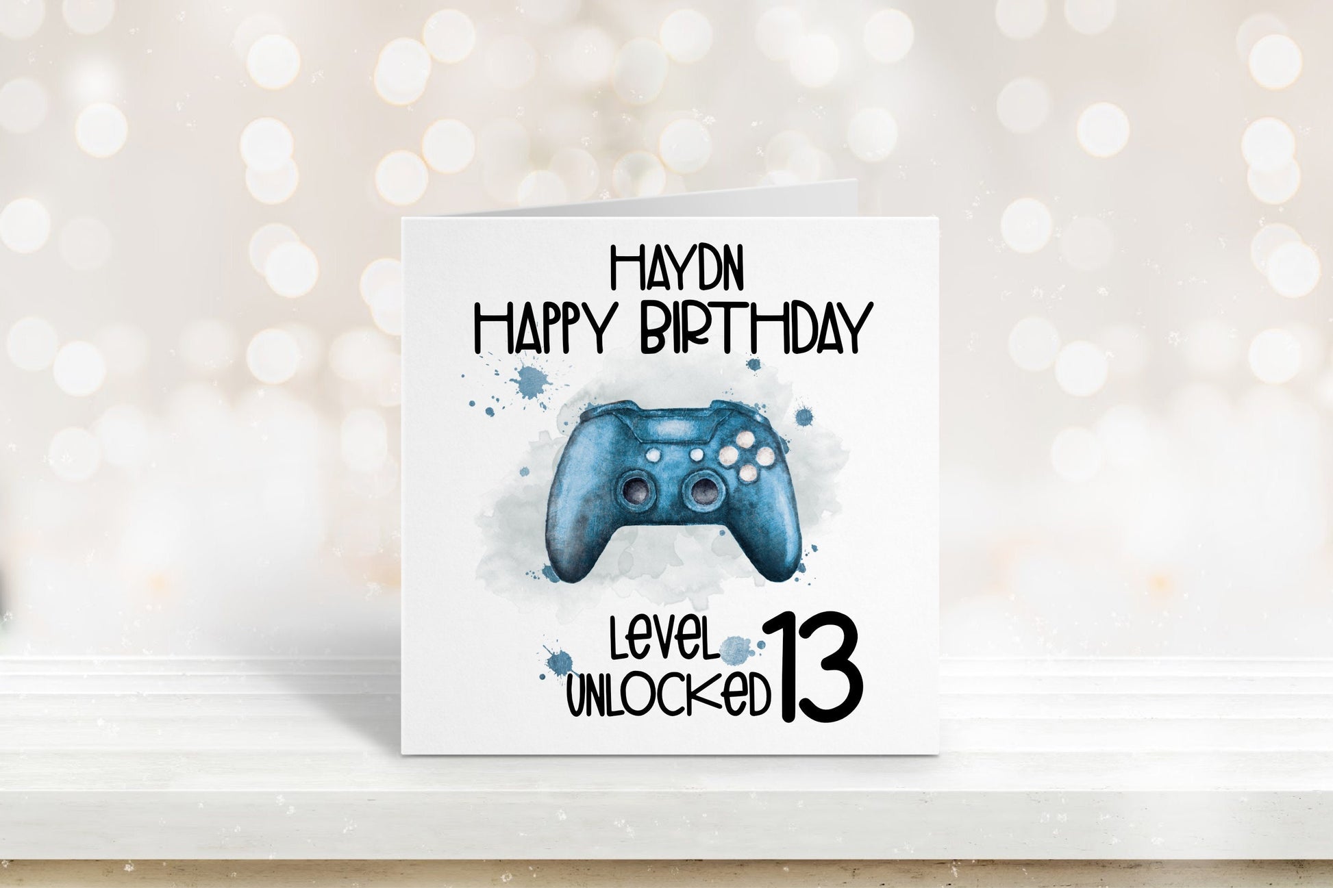 Gamer Birthday Card, Birthday Card For Gamers, Birthday Card Son, Birthday Card For Son, Any Age Card, Birthday Card For Him