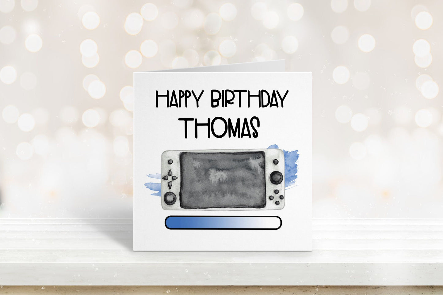 Birthday Card For Gamers, Birthday Card Son, Birthday Card For Son, Any Age Card, Birthday Card For Him, Gamer Birthday Card,