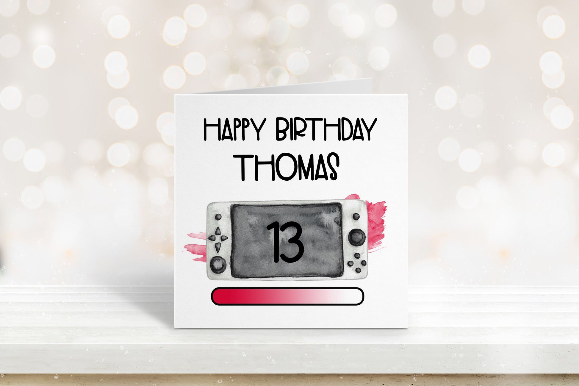 Birthday Card For Gamers, Birthday Card Son, Birthday Card For Son, Any Age Card, Birthday Card For Him, Gamer Birthday Card,