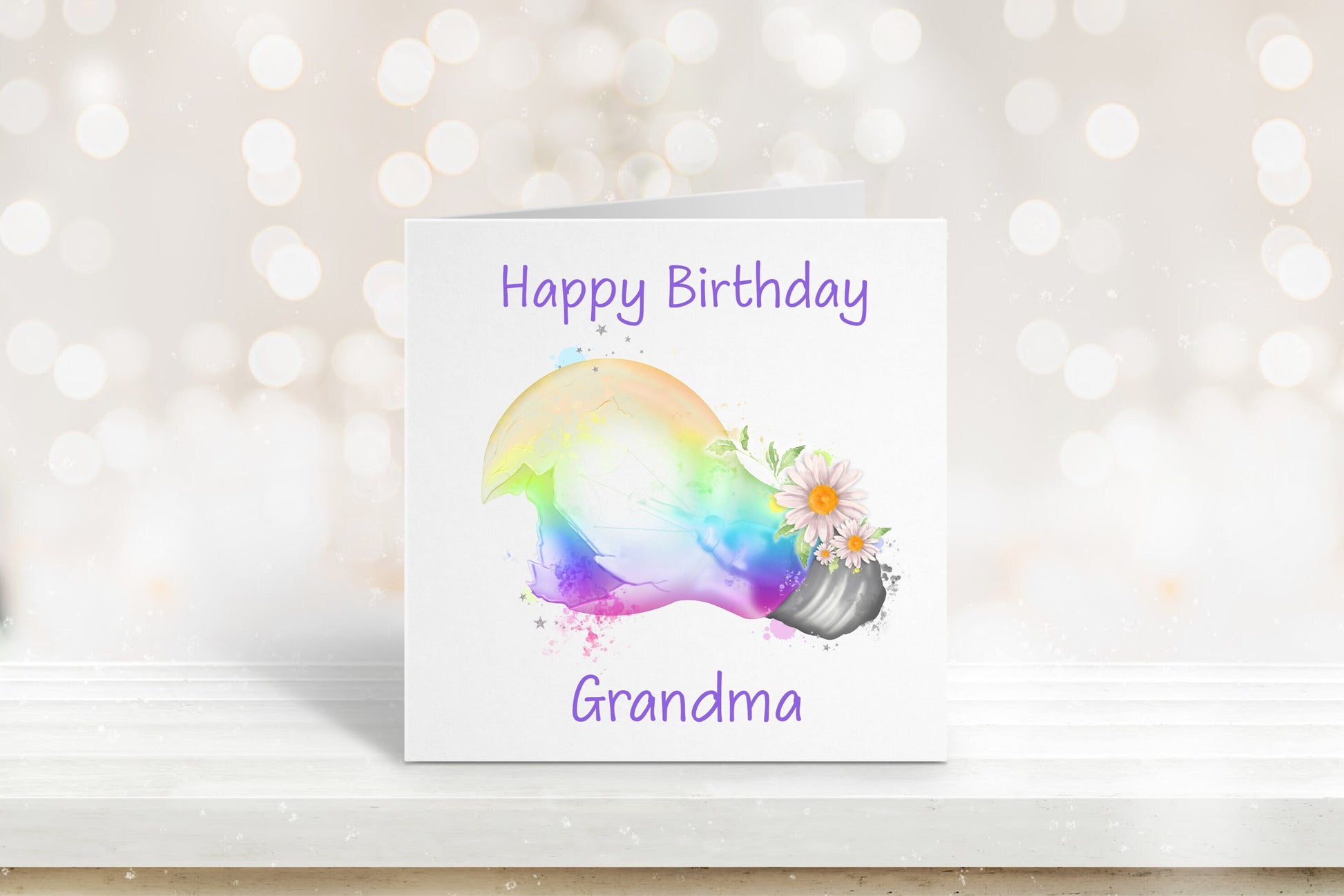 Grandma Birthday Card, Birthday Card For Nana, Personalised Birthday Card For Nanny, Birthday Card For Her