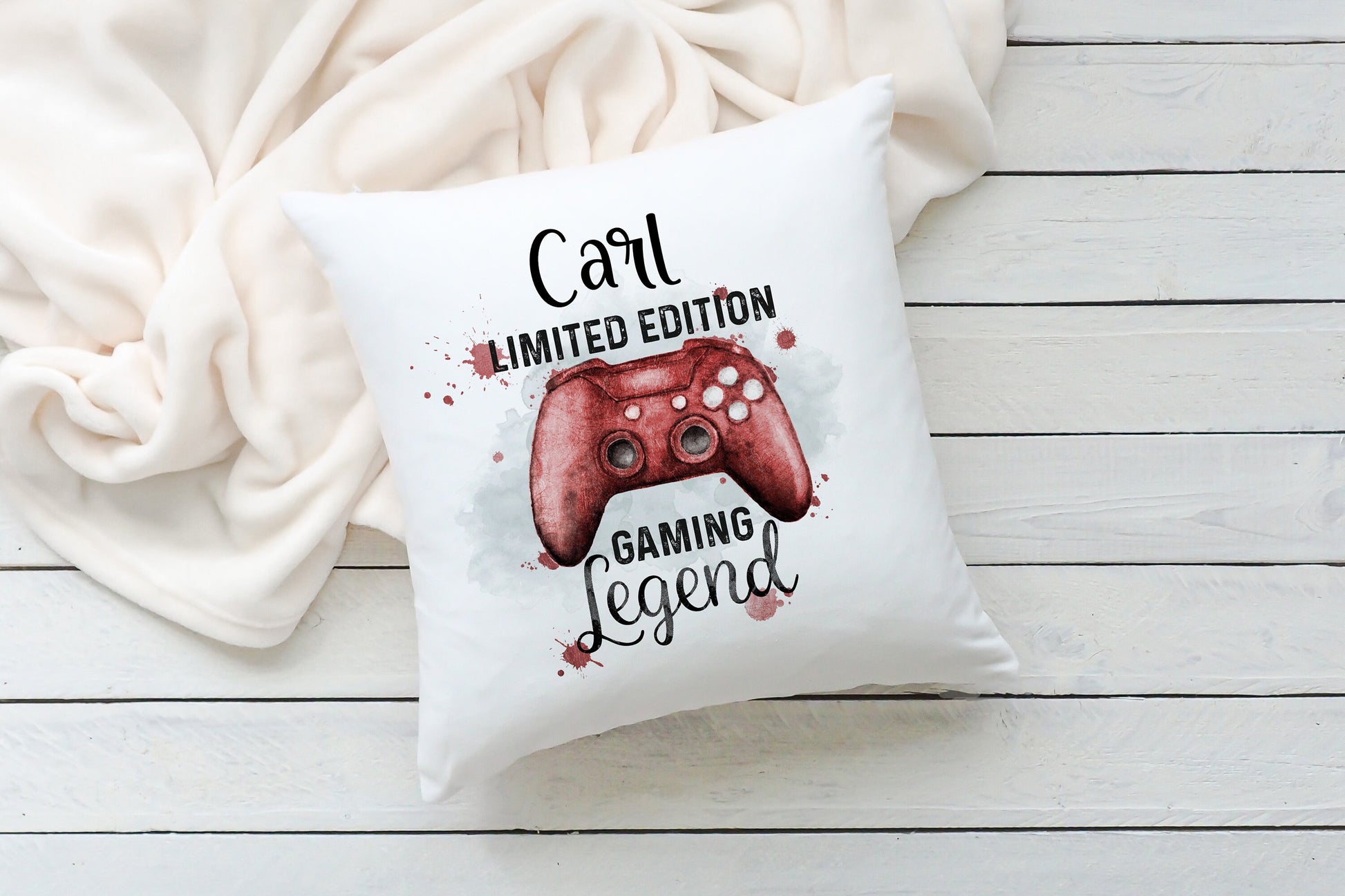 Cushion, Gamer Gift, Gift For Gamers, Gamer Cushion Gift For Him, Grandson Gifts From Grandma