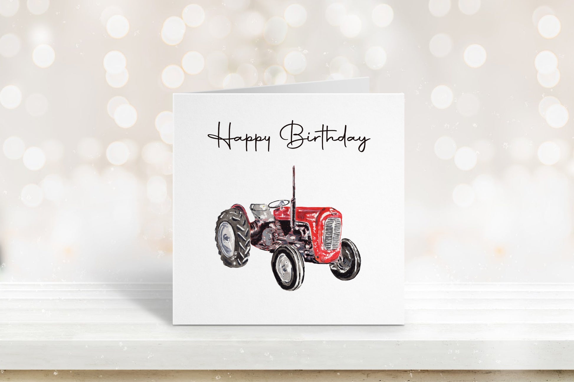 Happy Birthday Card, Tractor Birthday Card, Birthday Card For Him, Birthday Card For Her, Card For Him
