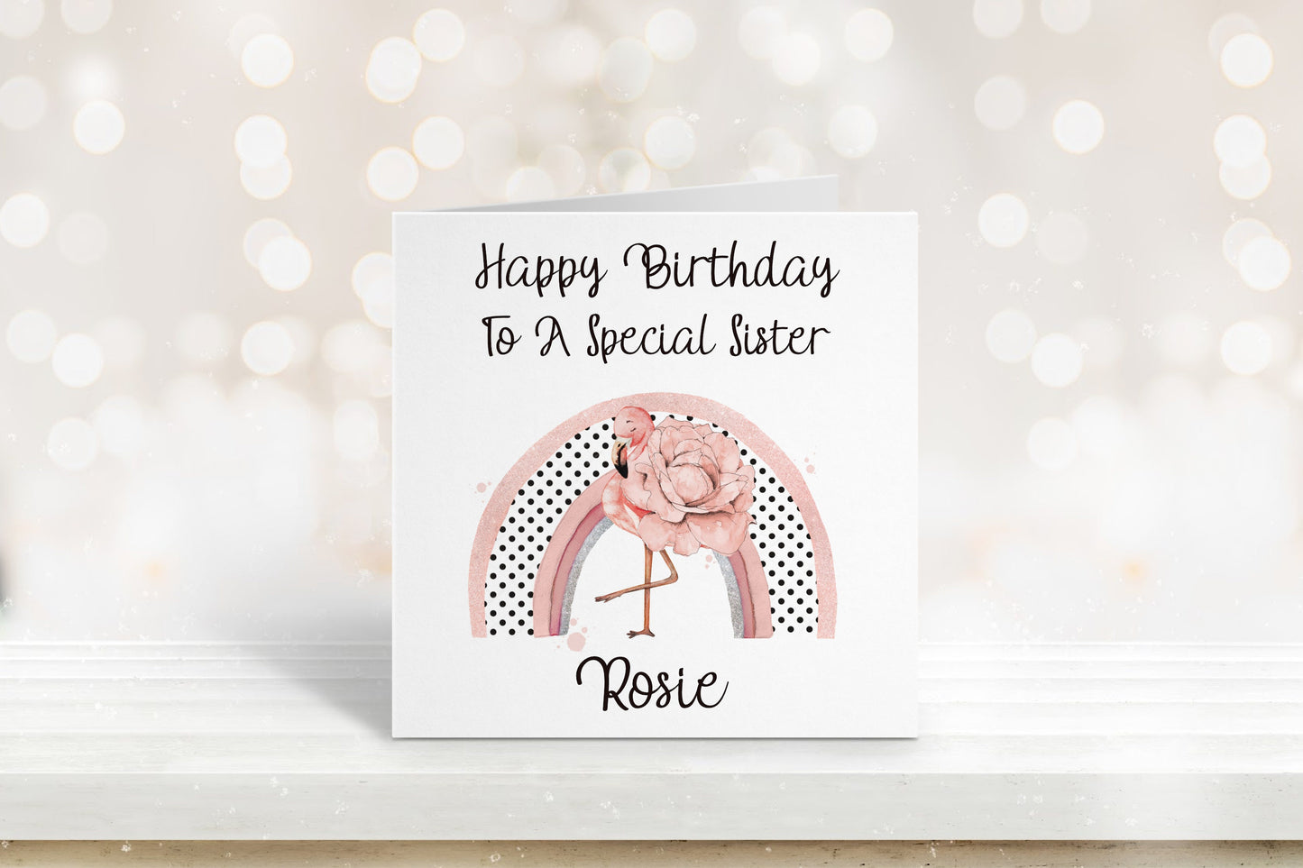 Special Friend Birthday Card, Personalised Birthday Card, Friend Birthday, Niece, Sister, Sister-in-law, Daughter Birthday Card, Any Age