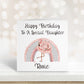 Special Friend Birthday Card, Personalised Birthday Card, Friend Birthday, Niece, Sister, Sister-in-law, Daughter Birthday Card, Any Age