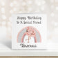 Special Sister Birthday Card, Personalised Birthday Card, Friend Birthday, Niece, Sister, Sister-in-law, Daughter Birthday Card, Any Age