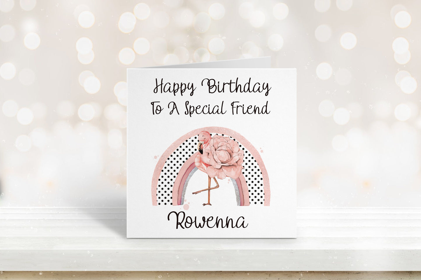 Special Friend Birthday Card, Personalised Birthday Card, Friend Birthday, Niece, Sister, Sister-in-law, Daughter Birthday Card, Any Age